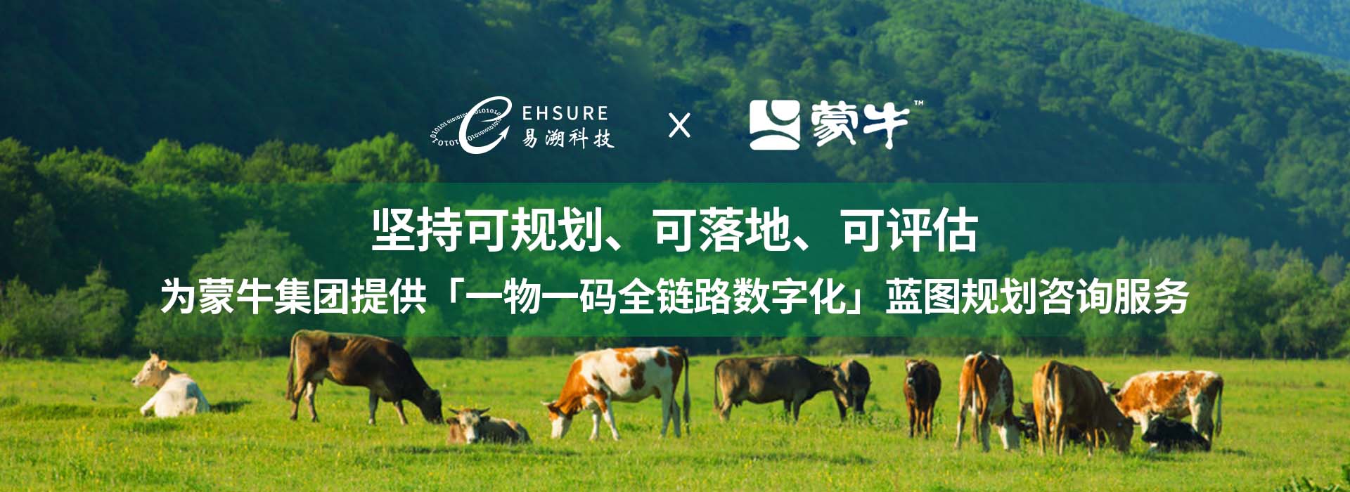 易溯科技成功中标蒙牛乳业「一物一码全链路数字化蓝图规划咨询服务项目